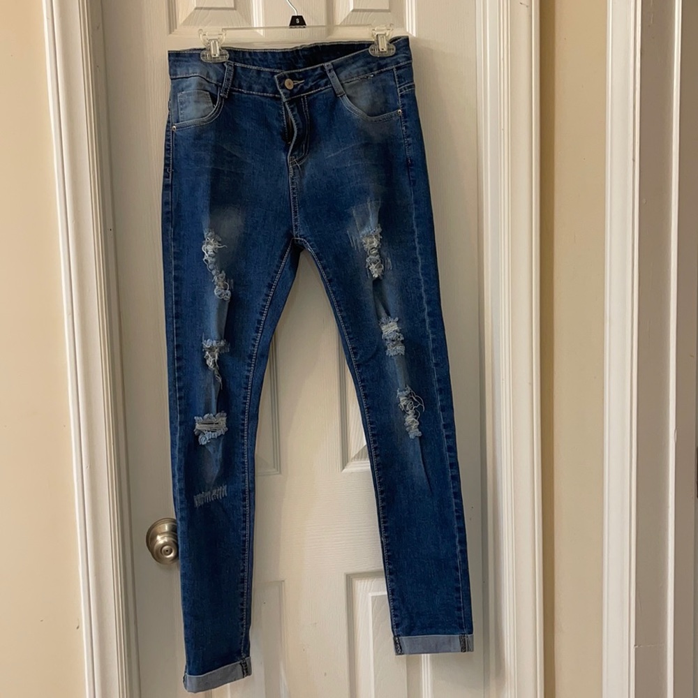 Distressed Jeans